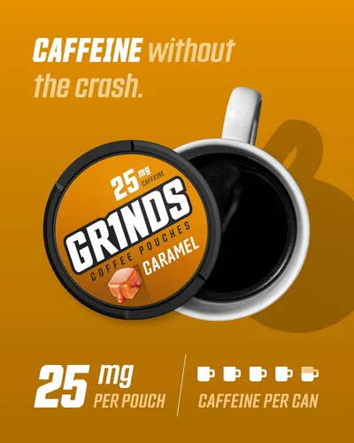 Miniatura 4 de Bolsas de café Grinds 3 latas de vainilla Sin tabaco, sin nicotina alternativa saludable 18 bolsas por lata