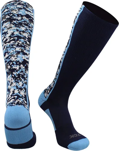Miniatura 41 de TCK Calcetines de béisbol para jóvenes, niños u hombres, con diseño de camuflaje digital y longitud hasta por encima de la pantorrilla