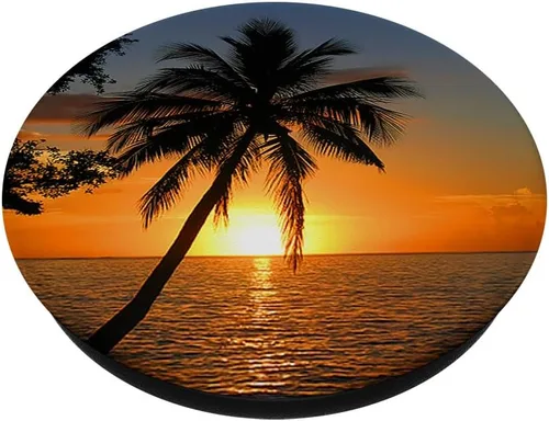 Miniatura 2 de PopSockets PopSockets intercambiables con fotos realistas de Sunrise Tropical Sunrise