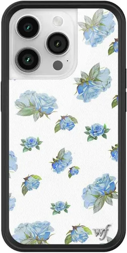 Miniatura 45 de Wildflower Carcasas – Compatible con iPhone 14 Pro Protector negro parachoques, certificado de prueba de caída de 6.5 pies, propiedad de mujeres