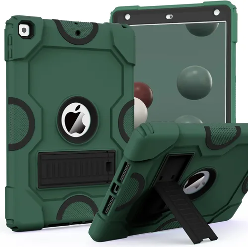 Miniatura 12 de ZoneFoker - Funda para iPad de 9.ª generación, funda para iPad de 8.ª y 7.ª generación, funda para iPad de 10.2 pulgadas 2021/2020/2019, funda Negro