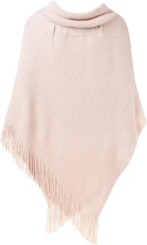 Miniatura 2 de Ferand Poncho de ajuste holgado para mujer con elegantes botones de cuerno, cuello en V y dobladillo en V