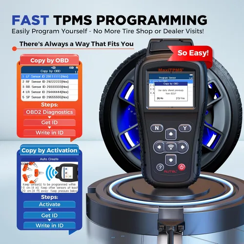 Miniatura 4 de Autel MaxiTPMS TS408S 2026, actualización de la herramienta de programación TPMS de TS501 TS508, todos los sensores reinician la herramienta