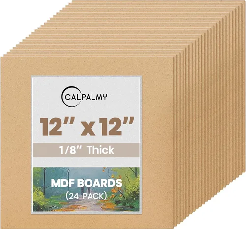 Miniatura 12 de CalPalmy - Tableros de MDF de 11 x 14 pulgadas (paquete de 8) - Tablas de 1/4 pulgadas de grosor para carpintería, diseño de interiores