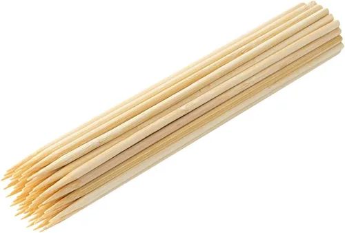 Miniatura 20 de Restaurantware Robata - Pinchos para asar de 8 pulgadas, 100 pinchos de alta resistencia, pinchos de bambú desechables congelables para verduras