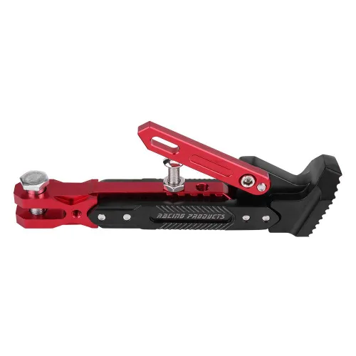 Miniatura 5 de KIMISS Soporte lateral de pie ajustable para NMAX, para NMAX 155 2015-2016 y NMAX 125, soporte de estacionamiento rojo