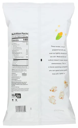 Miniatura 2 de 365 by Whole Foods Market, Palomitas de maíz orgánicas reducidas en grasa y sodio, 6 onzas