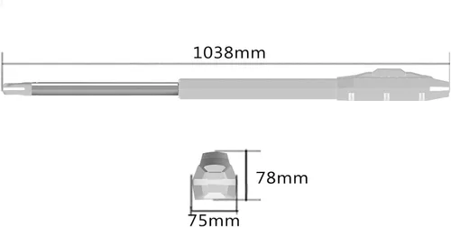 Miniatura 6 de SW440DC Kit de abridor de puerta batiente de brazo único para puerta de 440 libras y 6.56 pies Operador automático de puerta, hasta 440 libras