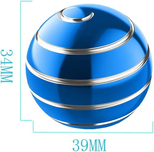 Miniatura 2 de Pelota de Juguete Cinético de Escritorio, Juguetes Giratorios Cinéticos de Escritorio de 1.54'', Juguetes Fidget de Ilusión Óptica para Navidad