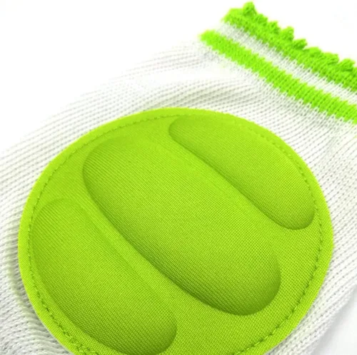 Miniatura 8 de 3 pares de rodilleras para gatear Protector de seguridad ajustable transpirable impermeable, rodilleras elásticas para bebés, niños pequeños