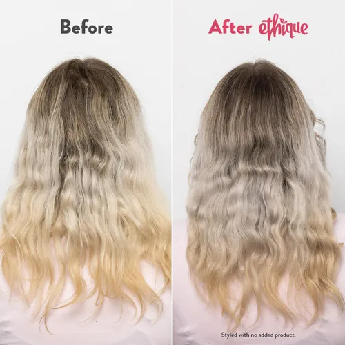 Miniatura 4 de Ethique Brightening - Barra de acondicionador sólida sin sulfato morado para cabello rubio y plateado, tonifica hacia abajo, vegano, ecológico, sin