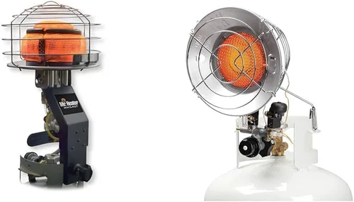 Miniatura 8 de Mr. Heater Paquete de Calentador de Propano Tank Top de 45,000 BTU 540° con Calentador de Propano Little Buddy de 3,800 BTU Seguro para Interiores