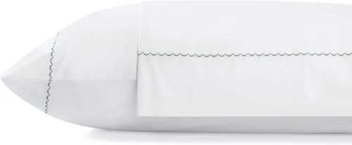 Miniatura 14 de Linen Home Juego de fundas de almohada King de 500 hilos, fundas de almohada 100 % algodón de fibra larga, juego de 2 fundas de almohada de satén