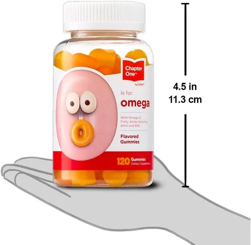 Miniatura 4 de Chapter One - Gomitas Omega, gran sabor para niños, certificadas Kosher (120 gomitas saborizadas)