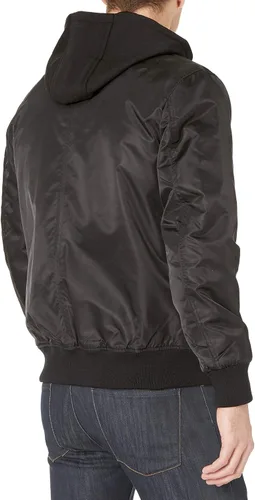 Miniatura 3 de GUESS Chaqueta bomber con capucha para hombre
