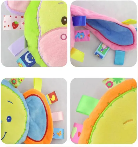 Miniatura 7 de Monkey Taggie - Manta de actividad y juguete sensorial para bebés, regalos para recién nacidos, bebés, juguete suave y amoroso – Clam Down and Play