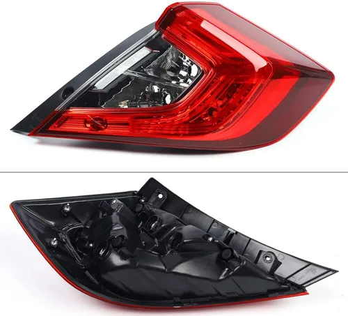 Miniatura 3 de DNYSYSJ Conjunto de luces traseras para Honda Civic Sedan trasero exterior derecho lado del pasajero de 2016 2017 2018 2019 2020 reemplazo