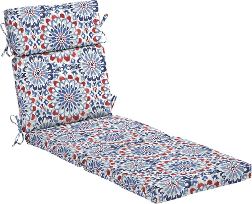 Miniatura 19 de ARDEN - Cojín para tumbona para exteriores, 21 x 72 pulgadas, resistente a la intemperie, a la lluvia y a la decoloración, para tumbona Aqua Leala