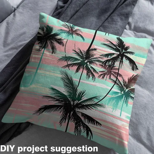 Miniatura 4 de The Yard - Tela de tapicería con estampado de palmera para sillas, tela de hoja de palmera hawaiana tropical para exteriores, tela decorativa
