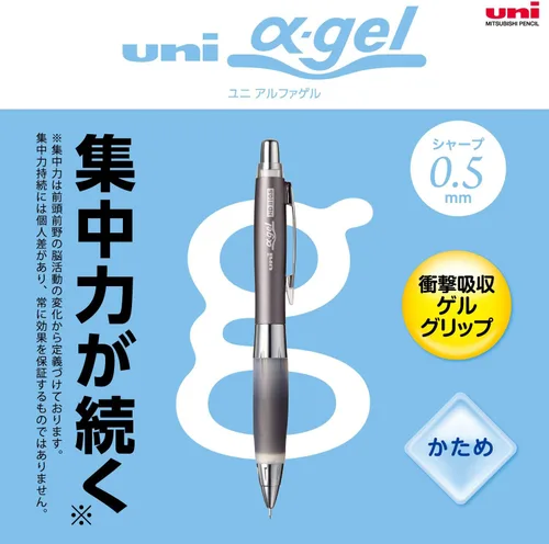 Miniatura 3 de Uni Alpha-Gel Shaker - Lápiz mecánico de 0.020 in con agarre firme, pistola metálica (M5619GG1P.43)