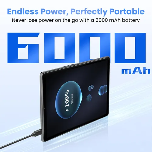 Miniatura 7 de Topsand La última tableta Android 13, tableta de 10.1 pulgadas con procesador de cuatro núcleos de 2.0 GHz, 64 GB de ROM, 1 TB expandible, cámara