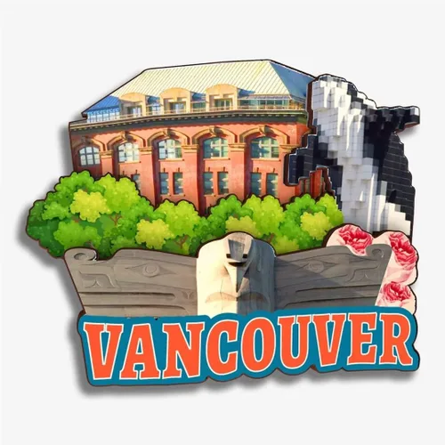 Miniatura 24 de Victoria Canada - Imán de madera para nevera, colección 3D, madera 3D, hecho a mano, recuerdos de la ciudad, imán para nevera, decoración del hogar