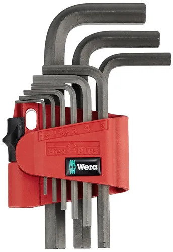 Miniatura 2 de WERA 05021737001 950/9 Hex-Plus 7 L-Key Set, métrico, BlackLaser, 9 piezas
