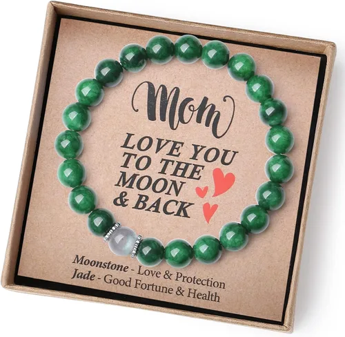 Miniatura 28 de Regalos de Navidad para mamá, tía, abuela, hermana, amor, equilibrio, pulsera de cristal natural con significado, regalos hechos a mano