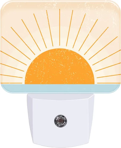 Miniatura 10 de Luz nocturna con luces vívidas de pared LED enchufable con sensor inteligente del anochecer al amanecer, para dormitorio, sala de estar, pasillo