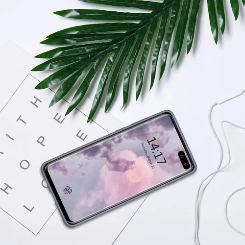 Miniatura 7 de Compatible con Galaxy S10 Plus, S10+ funda de silicona líquida con forro de tela de microfibra de cuerpo completo con protección de pantalla