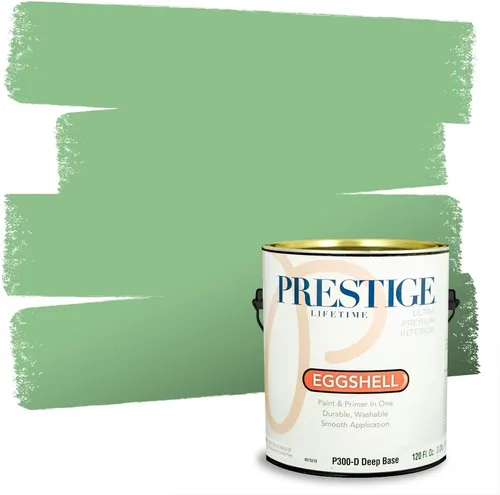 Miniatura 85 de PRESTIGE Pintura exterior e imprimación en uno, aloe, plano, 1 galón