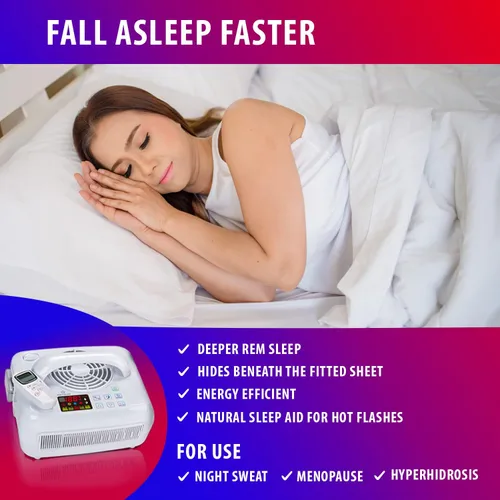 Miniatura 5 de Thermacycle; almohadilla para dormir circulante de agua; enfría y calienta, protector de colchón terapéutico sin EMF; ayuda para dormir