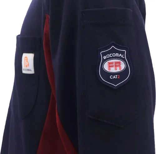 Miniatura 32 de BOCOMAL FR Shirts - Camisa ligera de 5.5 onzas de manga corta y resistente al fuego/ignífuga