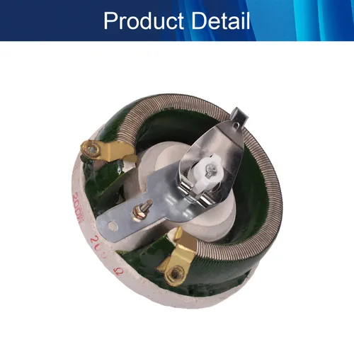 Miniatura 4 de Potenciómetro de alambre de cerámica para heridas de alambre de cerámica de 200 W, 200 R, reóstato con perilla para ajuste de RPM de maquinaria