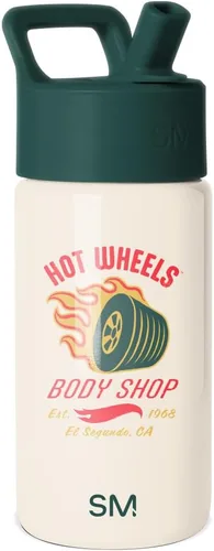 Miniatura 45 de Simple Modern - Botella de agua para niños Summit con tapa con pajilla Taza de acero inoxidable aislada de 14 onzas de Marvel Spider Man