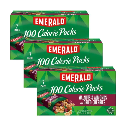 Miniatura 17 de Emerald Nueces secas de almendras tostadas, paquetes de 100 calorías, 7 unidades (paquete de 2)