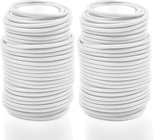 Miniatura 21 de Decoroca Lazos suaves para plantas de apoyo, alambre reutilizable impermeable de 65.6 pies, giro de jardín de 0.138 in, para plantas de interior y 1
