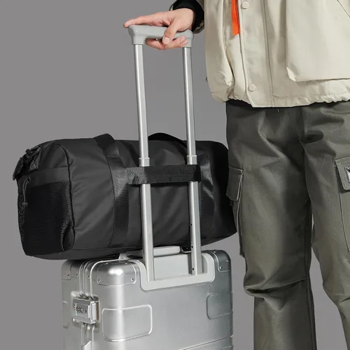 Miniatura 5 de ARCTIC HUNTER AH Bolsa de gimnasio pequeña para hombres y mujeres con compartimento para zapatos, ideal para deportes, viajes y viajes nocturnos