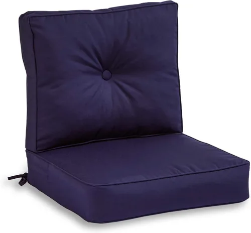 Miniatura 6 de South Pine Porch Jockey Red Sunbrella - Juego de 2 cojines para asiento profundo para exteriores