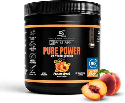 Miniatura 13 de BLACKLABEL Supplements PRE Hustle V3 Polvo de preentrenamiento – Certificado NSF para deporte – Energía, fuerza y resistencia – Blue Razz
