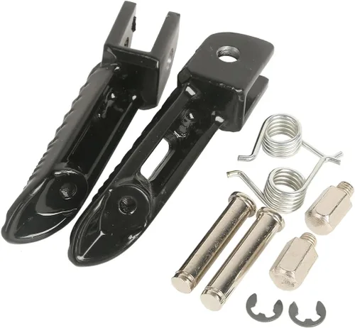 Miniatura 4 de TCT-MOTORPARTS Estriberas para reposapiés trasero delantero negro para Suzuki GSXR1000 2005-2025 GSXR600 750 2006-2025