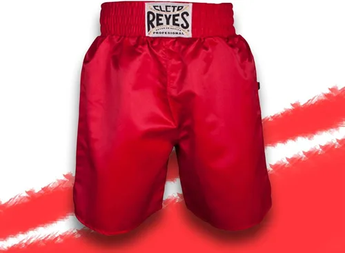 Miniatura 2 de CLETO REYES Calzoncillos de boxeo para hombre, Blanco con tiras verdes y rojas