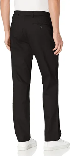 Miniatura 2 de Dockers Signature Lux Pantalones elásticos de algodón para hombre, ajuste recto D2, caqui