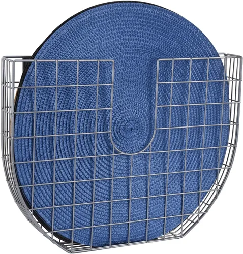 Miniatura 8 de YeeBeny Soporte para manteles individuales, archivo de pared de bolsillo individual Acero Organizador de cocina, soporte para manteles