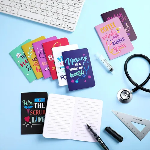 Miniatura 4 de Zonon 20 cuadernos de enfermería a granel 2026, mini cuadernos de bolsillo pequeños, regalos de enfermería para la escuela, enfermera, semana