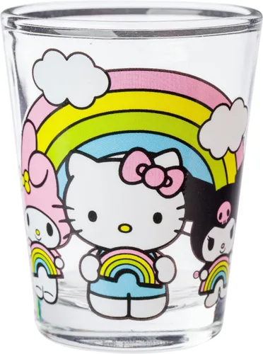 Miniatura 3 de Silver Buffalo Sanrio Hello Kitty and Friends Rainbow With Badtz-Maru, My Melody, Cinnamoroll, Kuromi, Little Twin Stars, Pochacco, Keroppi, Tuxedo