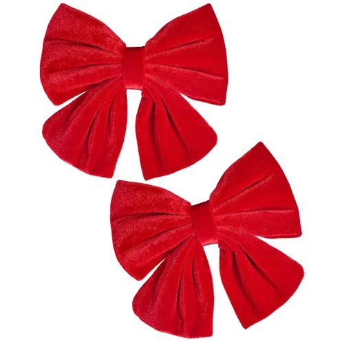 Miniatura 10 de Lazos de terciopelo para niñas de 6 pulgadas, 2 unidades, pinzas de cocodrilo para otoño, pinzas de cocodrilo para niños pequeños, adolescentes