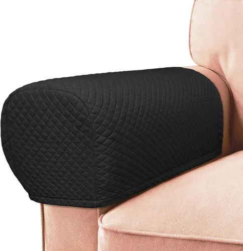 Miniatura 22 de Roytub Fundas para Reposabrazos de Sofá, Fundas para Reposabrazos, Funda Elástica para Reposabrazos para Sofás, Sillón, Sofá de Dos Plazas, Sillón