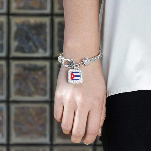 Miniatura 3 de Inspired Silver - Pulsera cuadrada de plata con circonitas cúbicas
