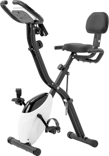 Miniatura 10 de Merax Bicicleta estática plegable para interiores, vertical, reclinada, para fitness, bicicleta magnética con resistencia ajustable de 16 niveles